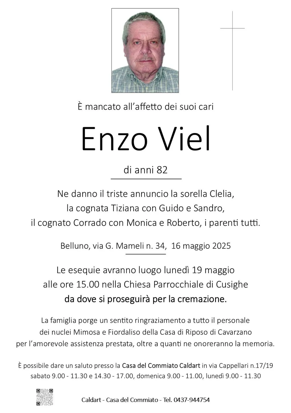 Epigrafe di Enzo Viel