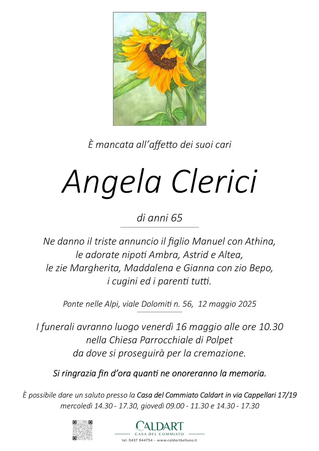Epigrafe di Angela Clerici