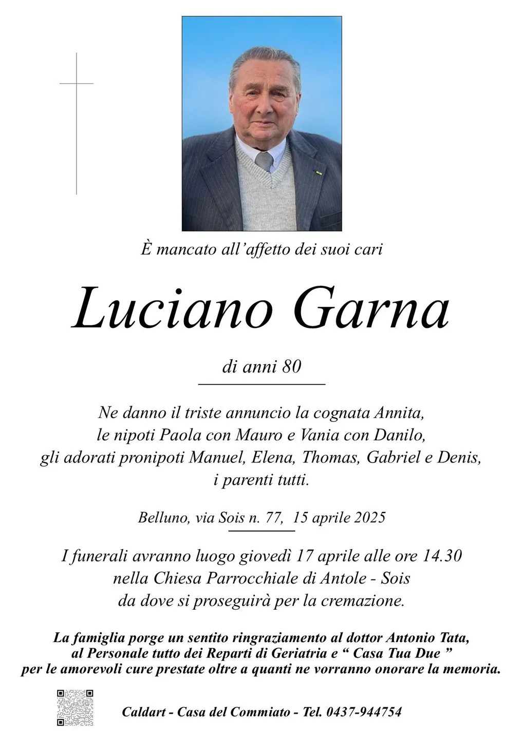 Epigrafe di Luciano Garna