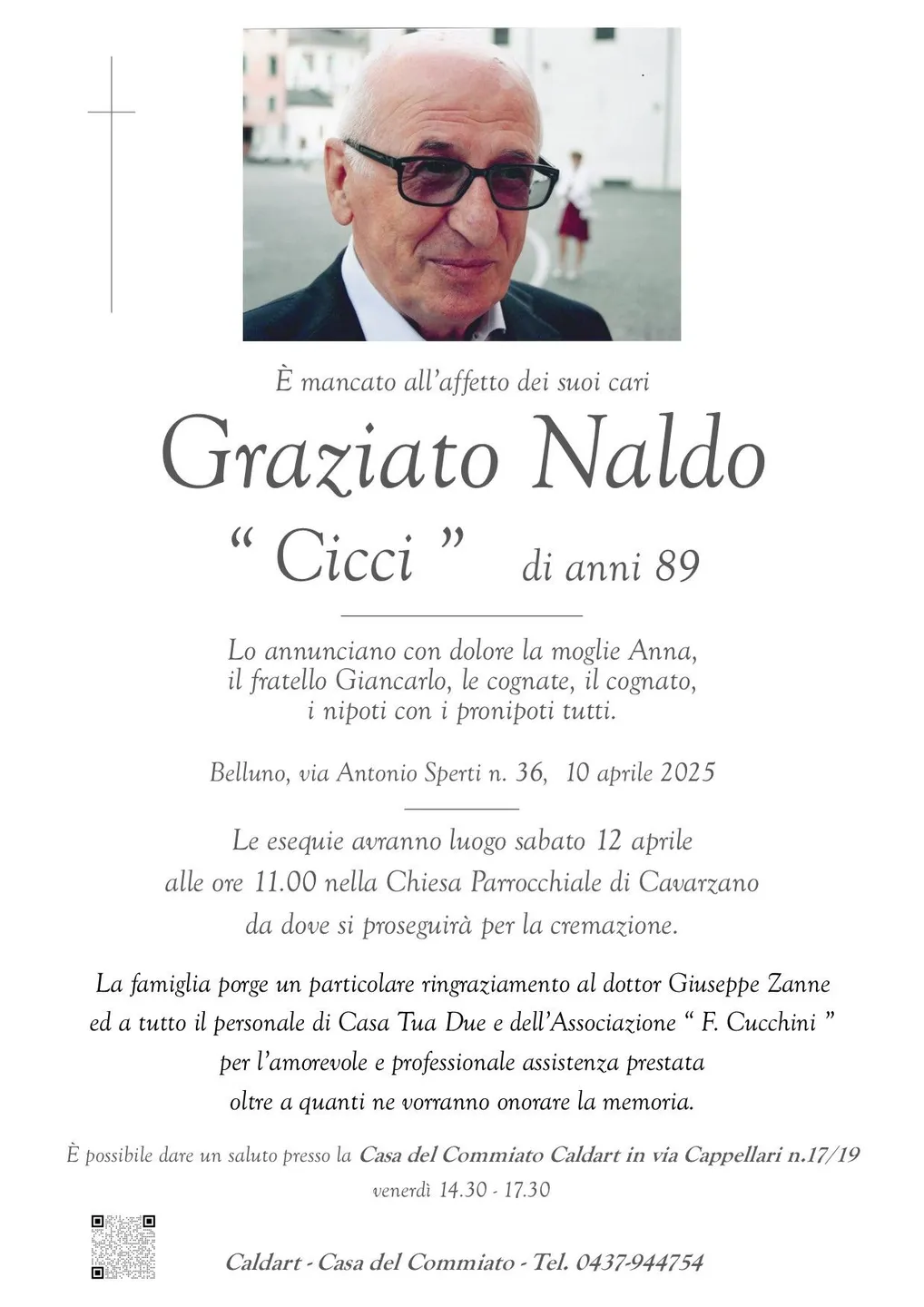 Epigrafe di Graziato Naldo