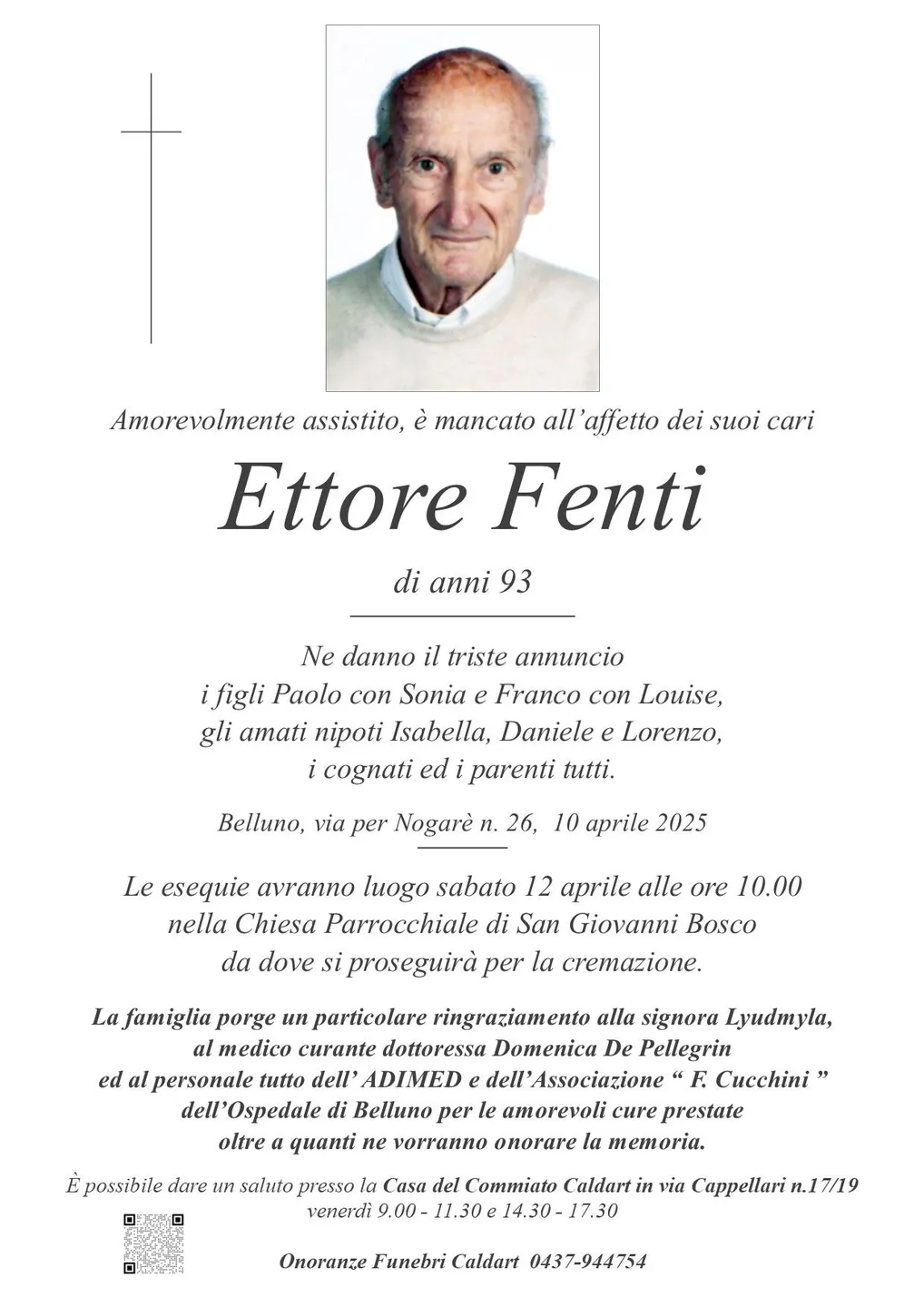 Epigrafe di Ettore Fenti