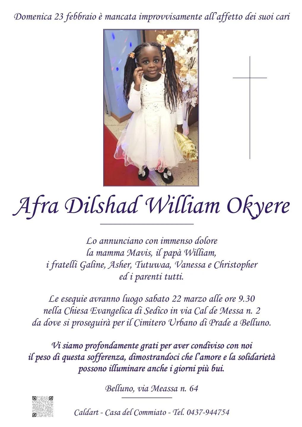 Epigrafe di Afra Dilshad William Okyere