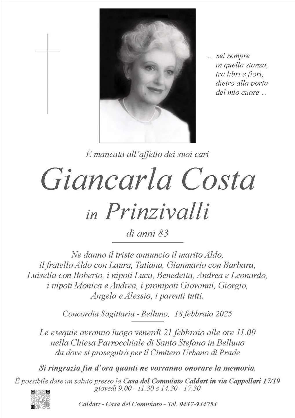 Epigrafe di Giancarla Costa Prinzivalli