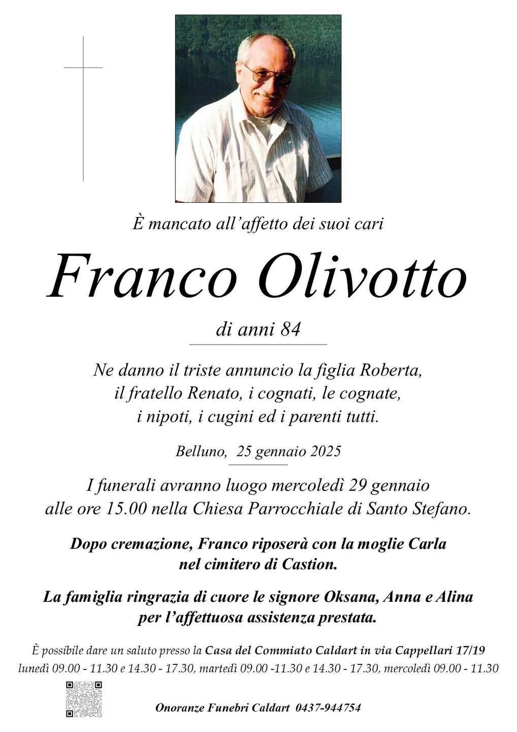 Epigrafe di Franco Olivotto