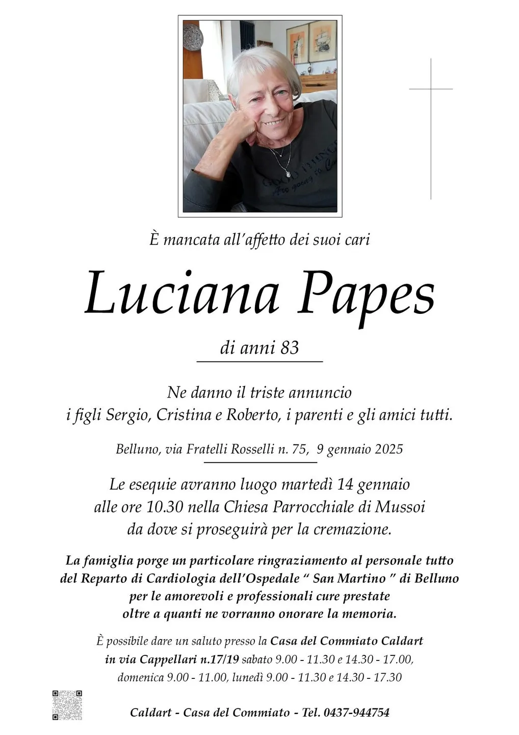 Epigrafe di Luciana Papes