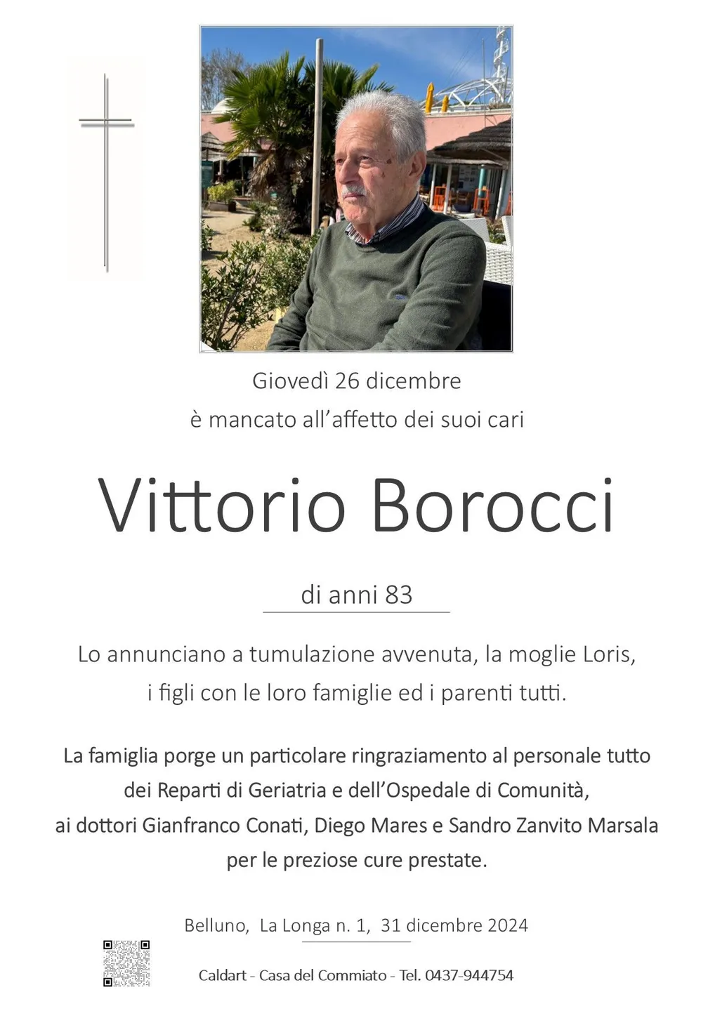 Epigrafe di Vittorio Borocci