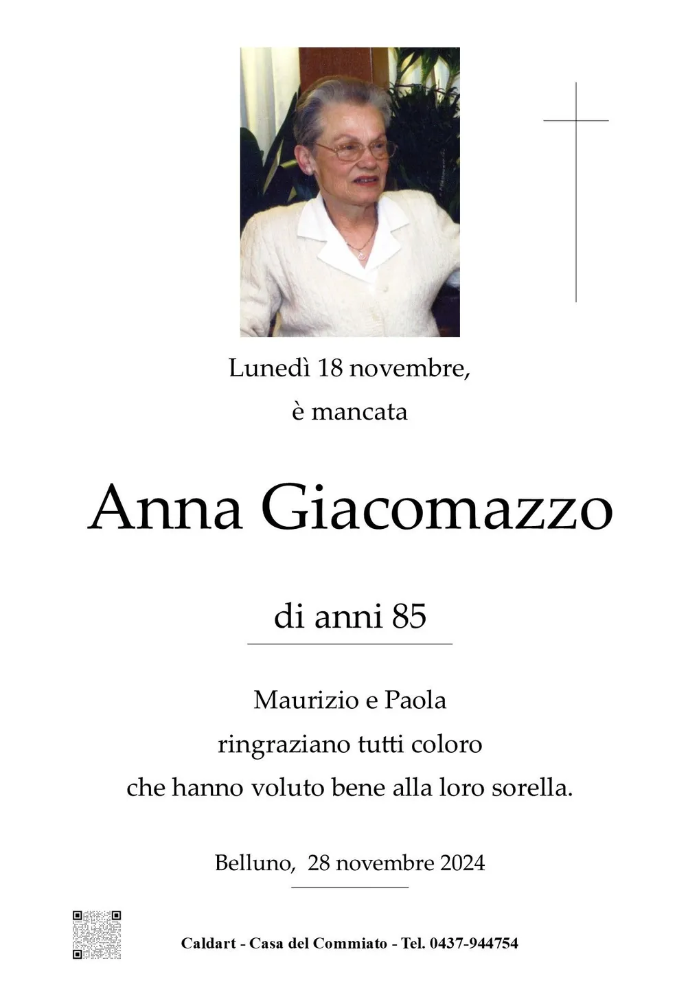 Epigrafe di Anna Giacomazzo