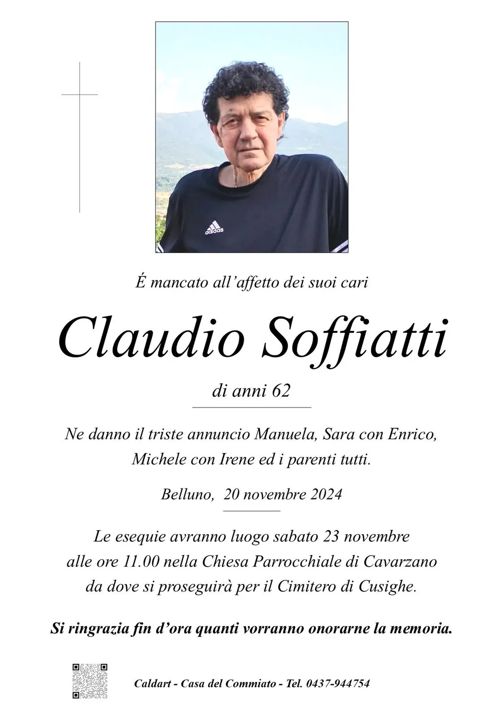 Epigrafe di Claudio Soffiatti