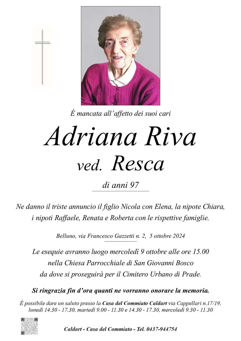 Epigrafe di Adriana Riva Resca