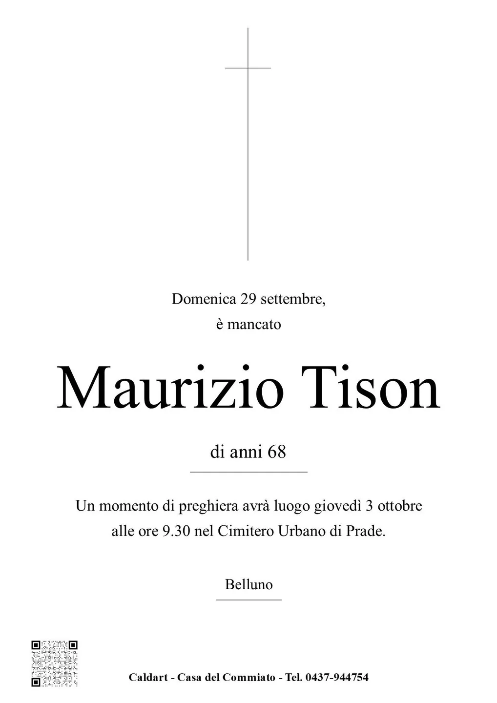 Epigrafe di Maurizio Tison
