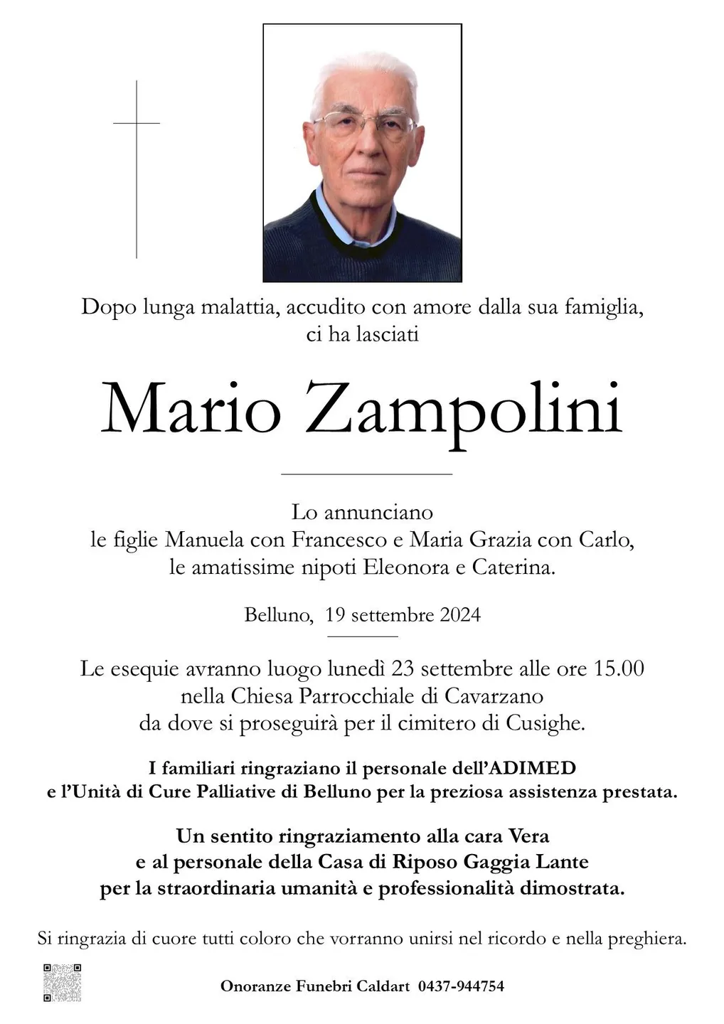 Epigrafe di Mario Zampolini