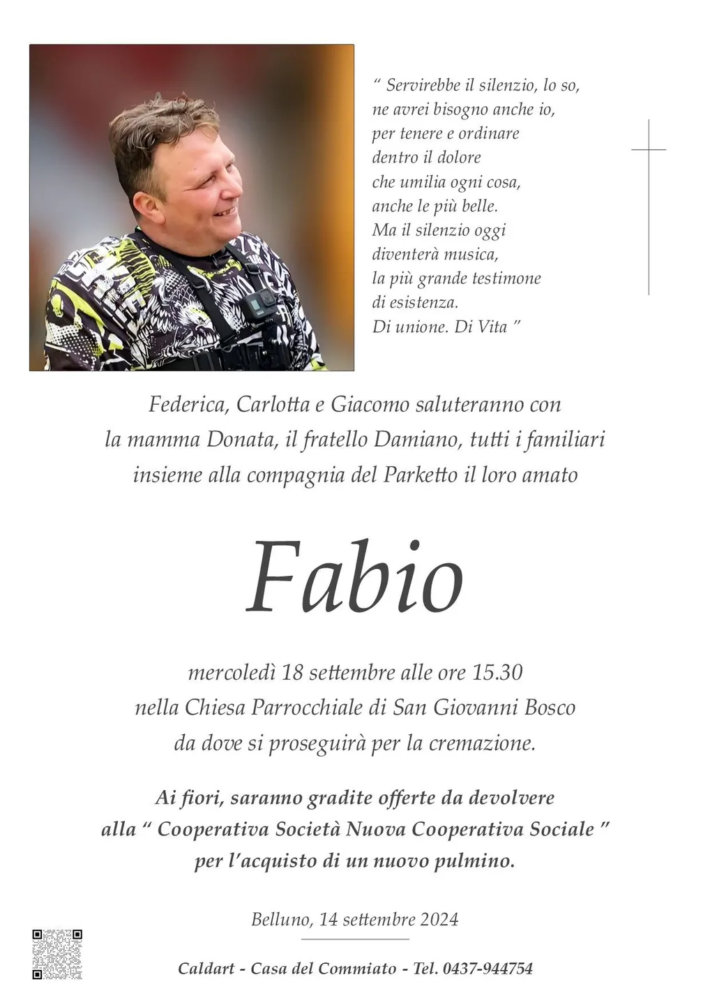 Epigrafe di Fabio Lo Re