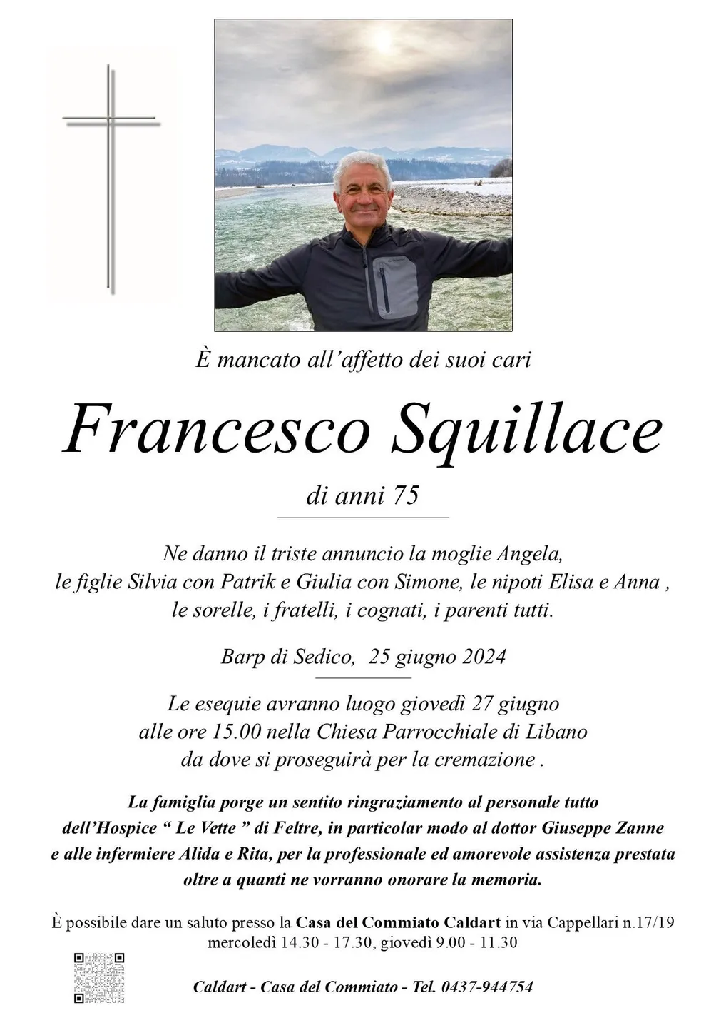 Epigrafe di Francesco Squillace