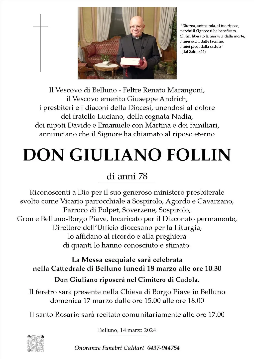 Epigrafe di Giuliano Follin