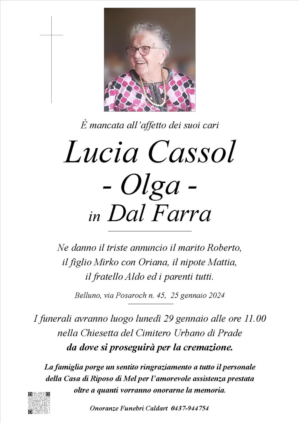 Epigrafe di Lucia Cassol