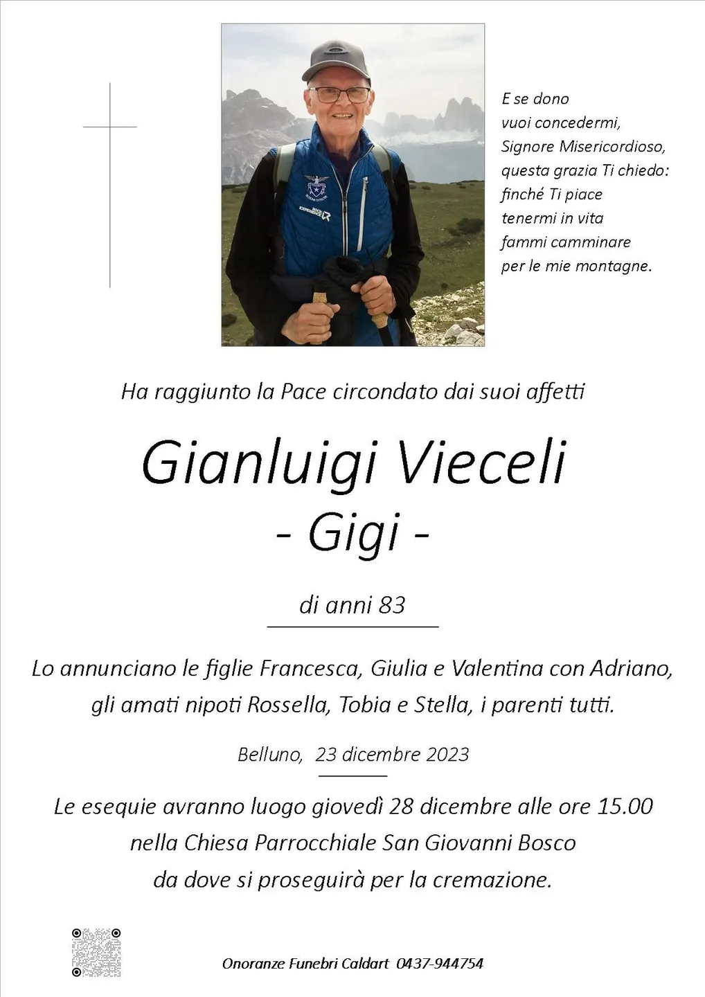 Epigrafe di Gianluigi Vieceli