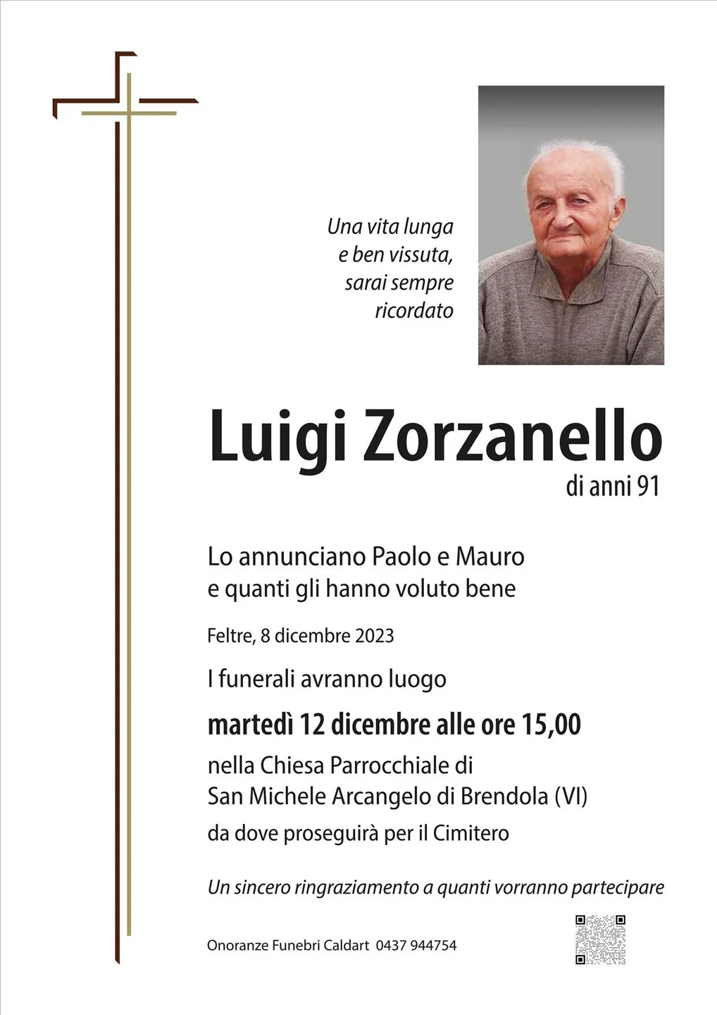 Epigrafe di Luigi Zorzanello