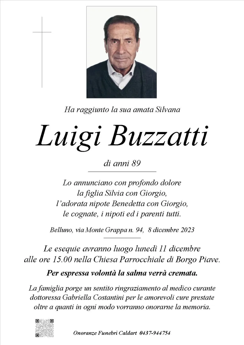 Epigrafe di Luigi Buzzatti