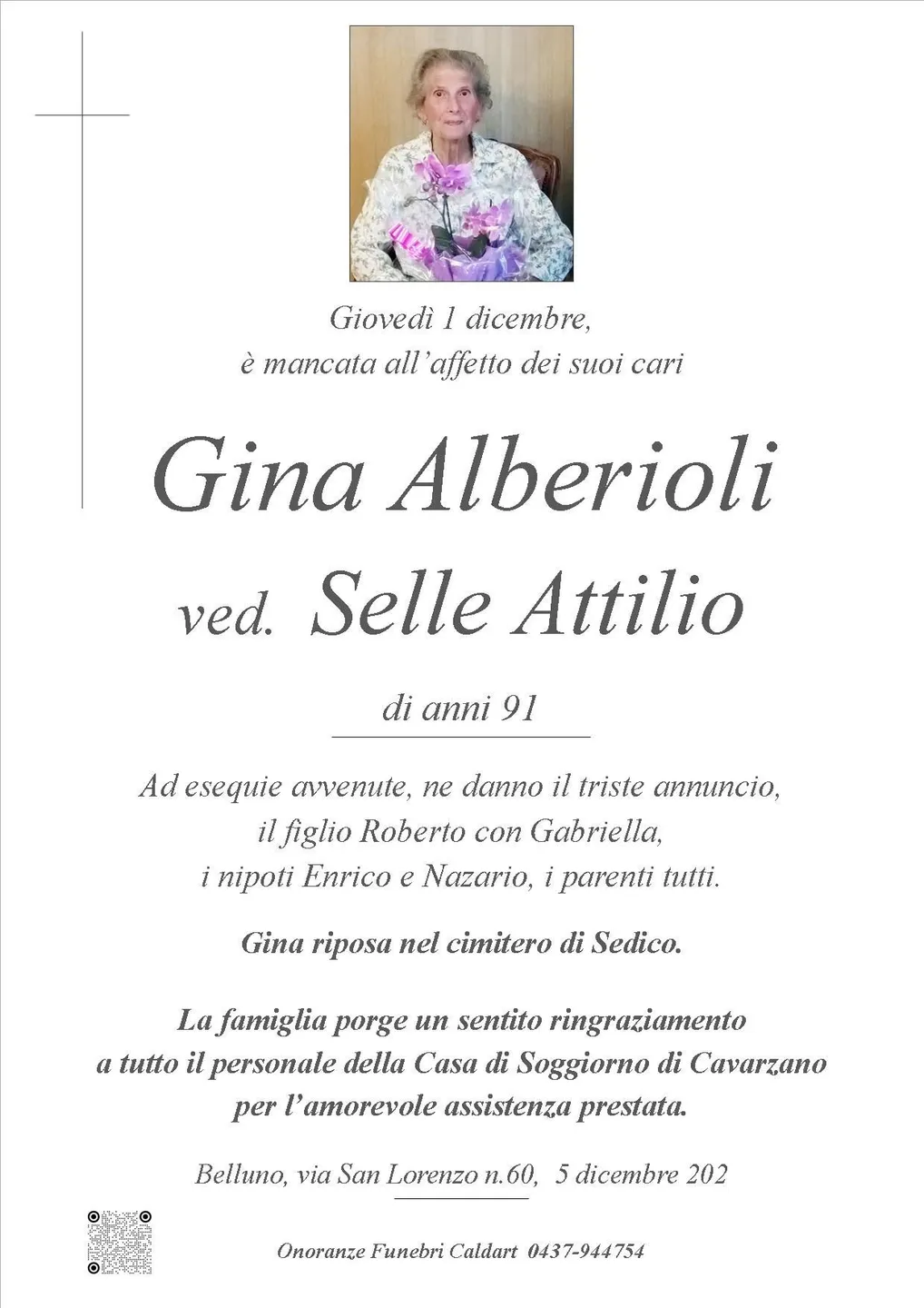 Epigrafe di Gina Alberioli