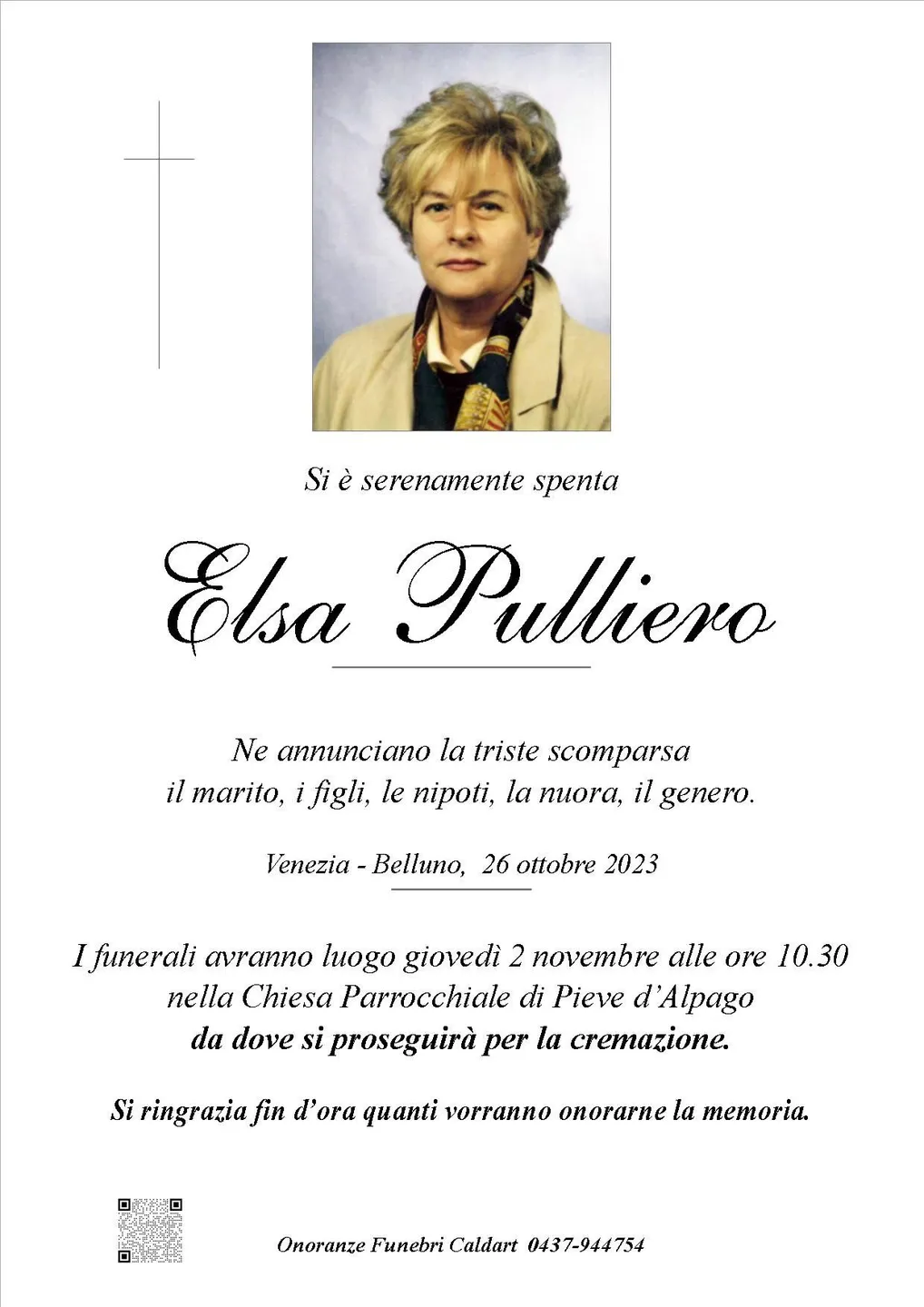 Epigrafe di Elsa Pulliero