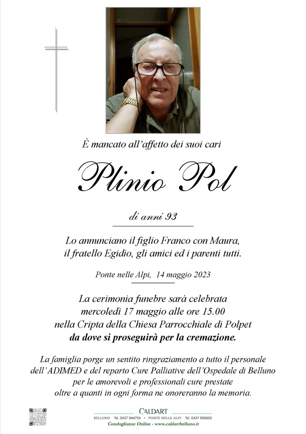 Epigrafe di Plinio Pol