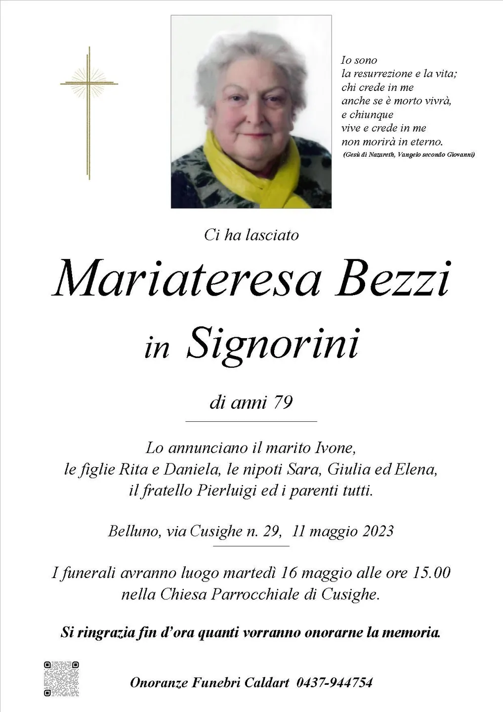 Epigrafe di Mariateresa Signorini Bezzi