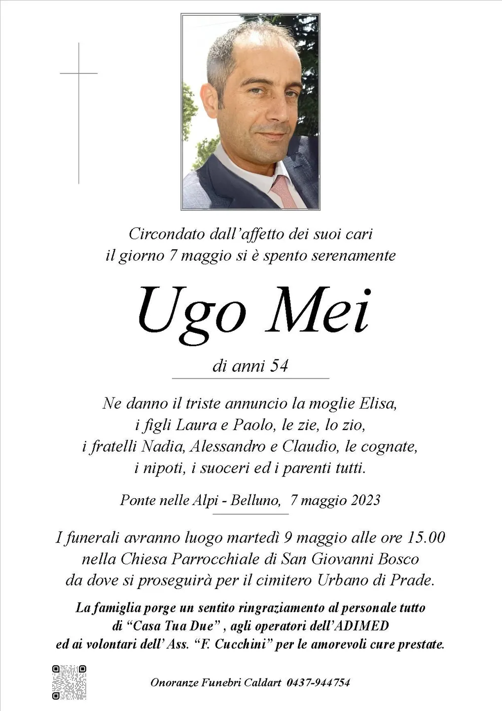 Epigrafe di Ugo Mei