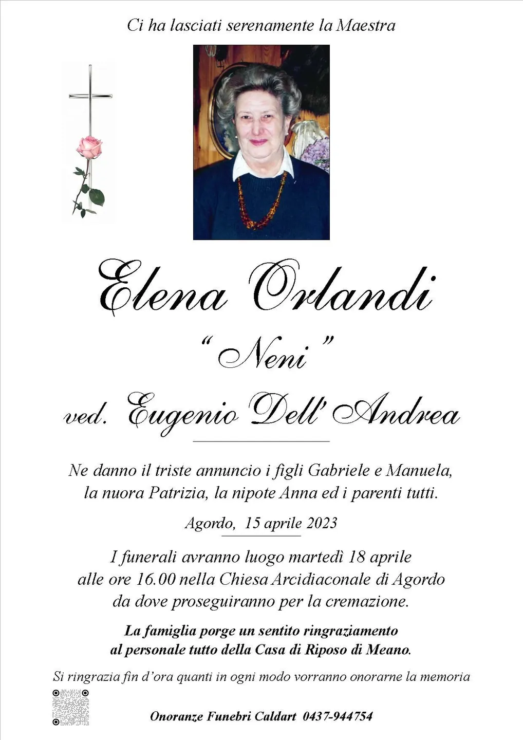 Epigrafe di Elena Orlandi