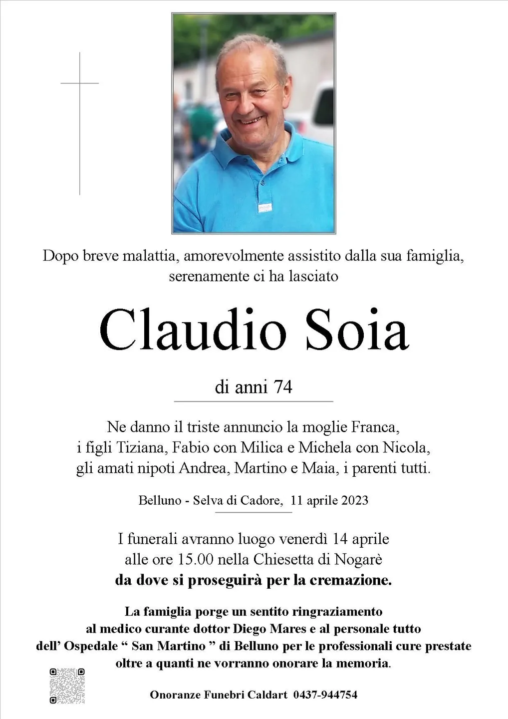 Epigrafe di Claudio Soia