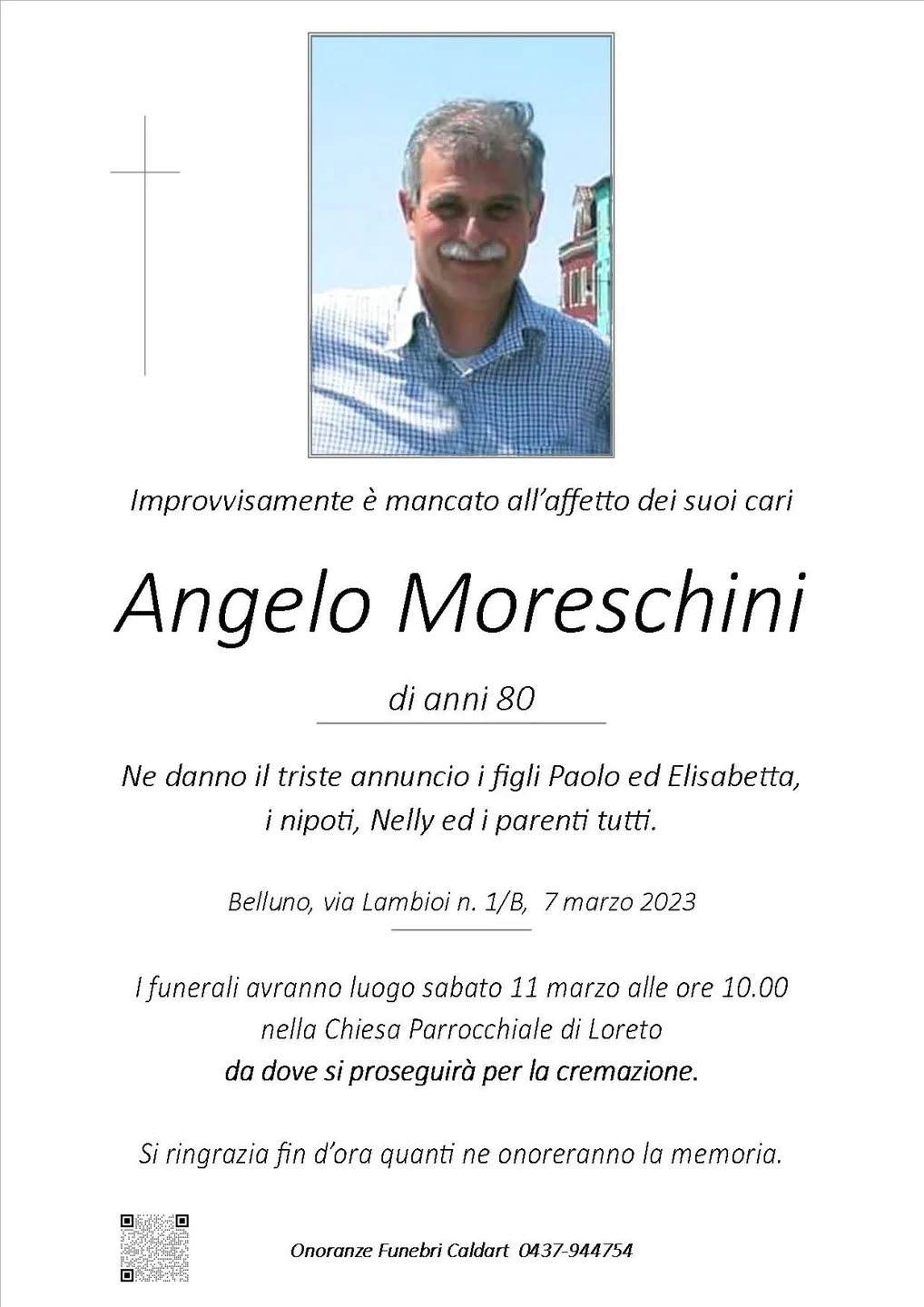 Epigrafe di Angelo Moreschini