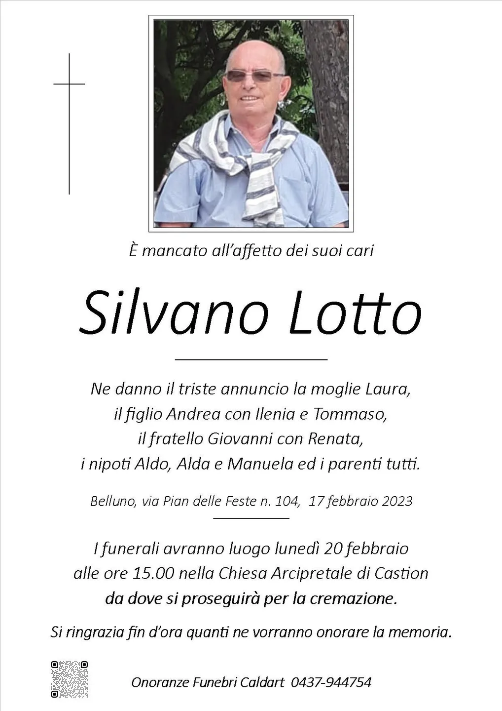 Epigrafe di Silvano Lotto