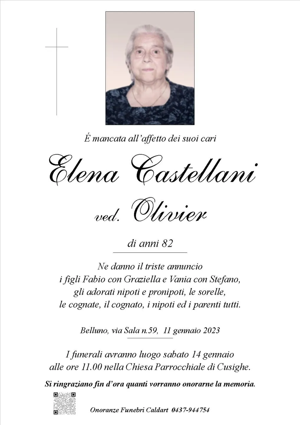 Epigrafe di Elena Castellani Olivier