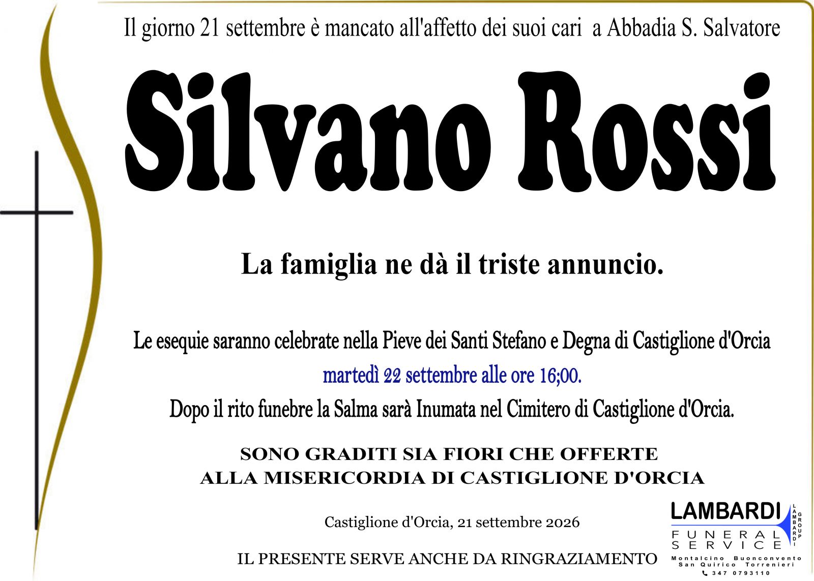 SILVANO ROSSI