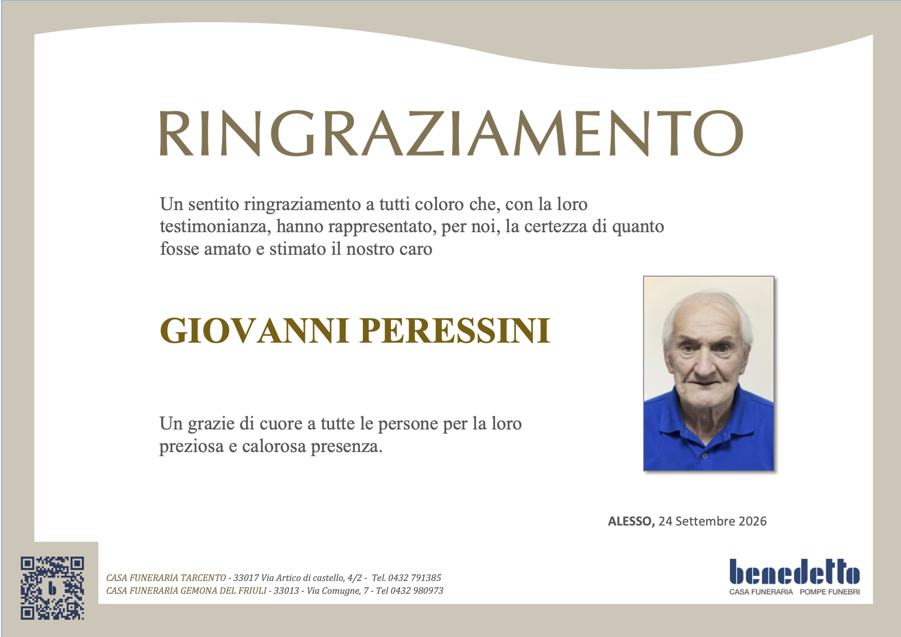 GIOVANNI PERESSINI
