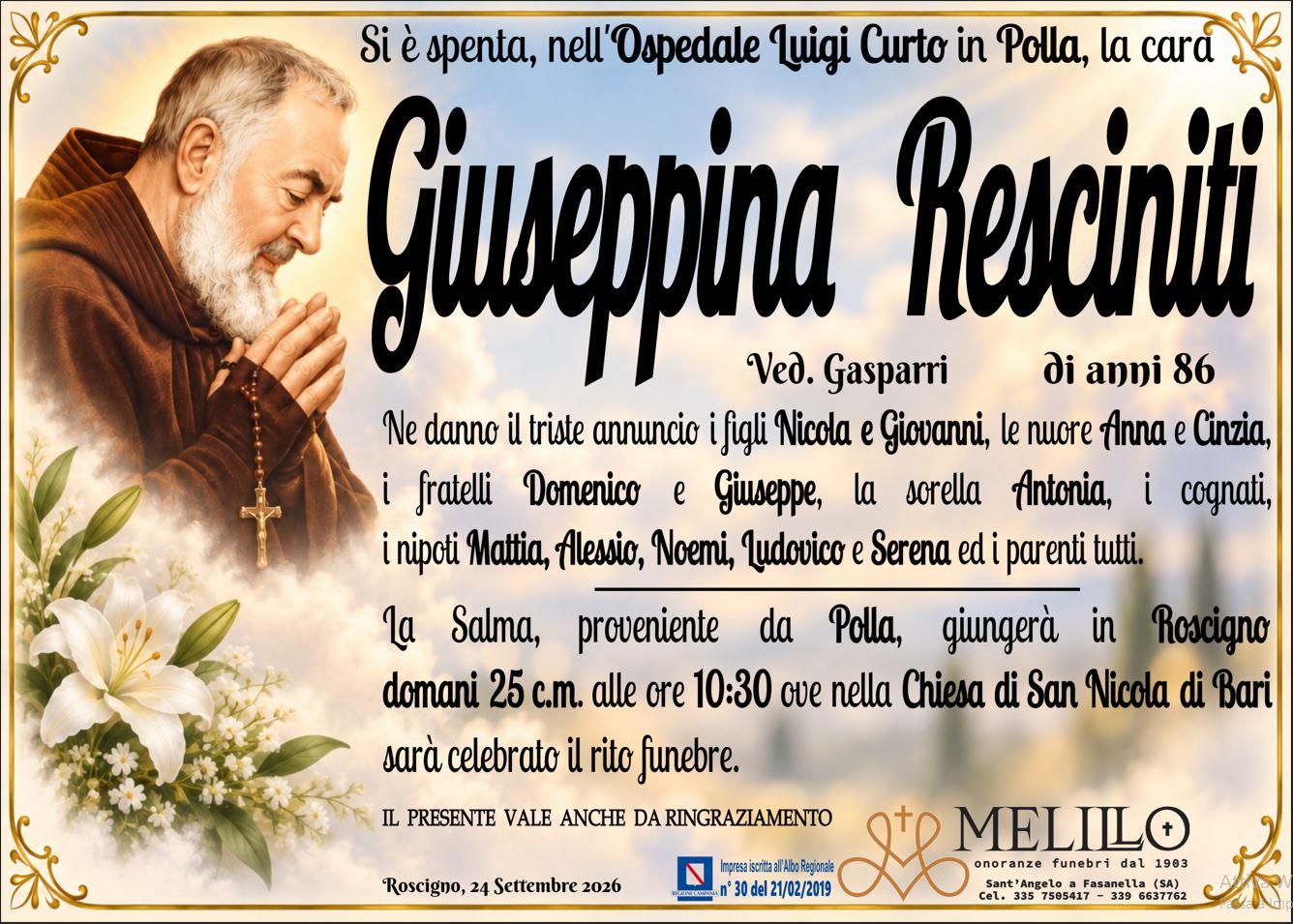 GIUSEPPINA RESCINITI