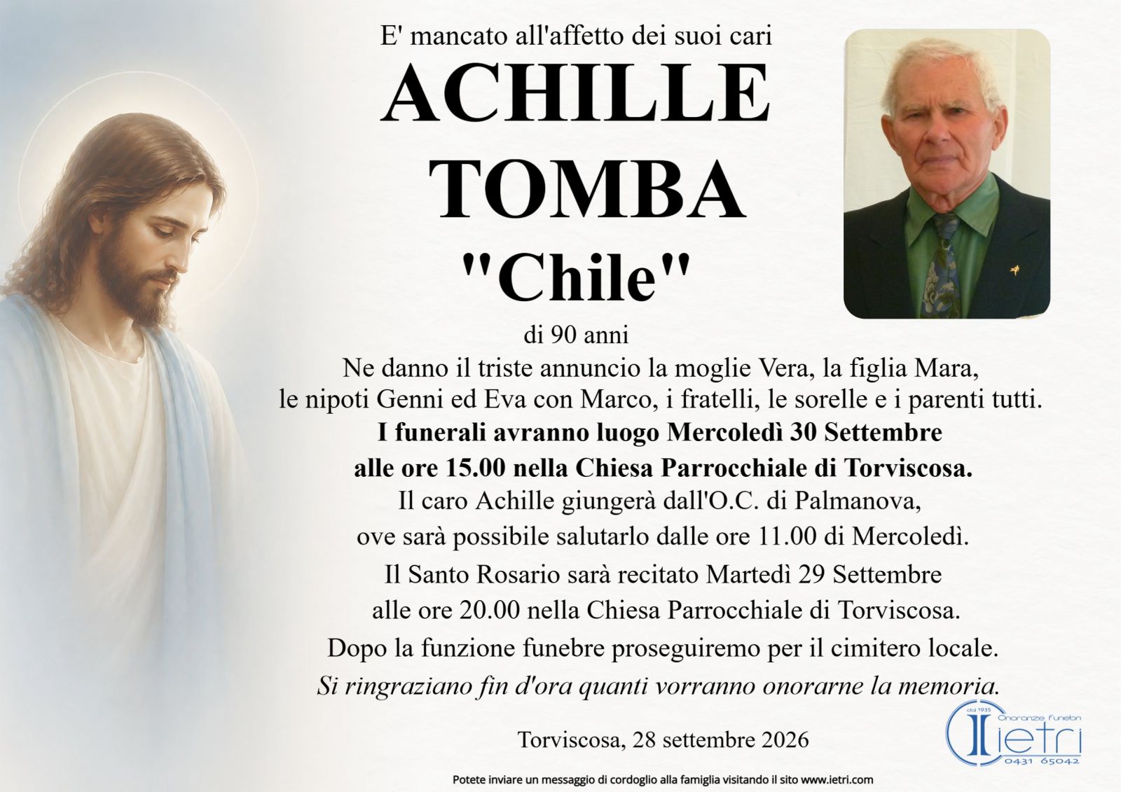 ACHILLE TOMBA