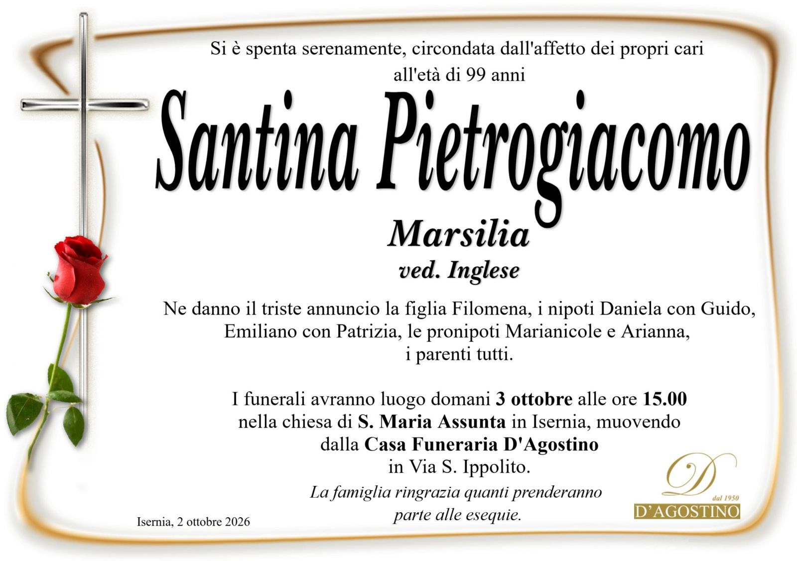 Santina Pietrogiacomo