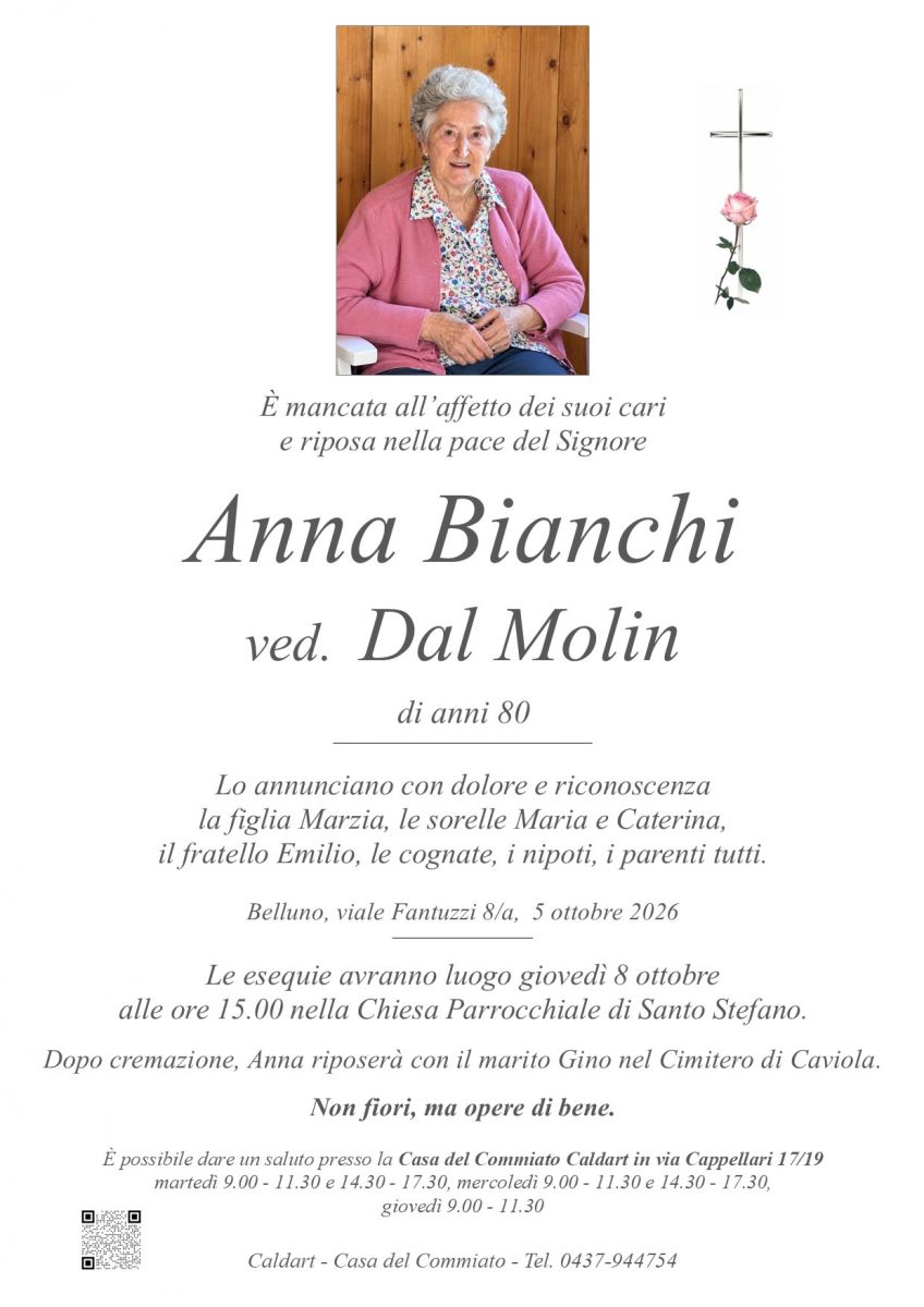 Epigrafe di Anna Bianchi