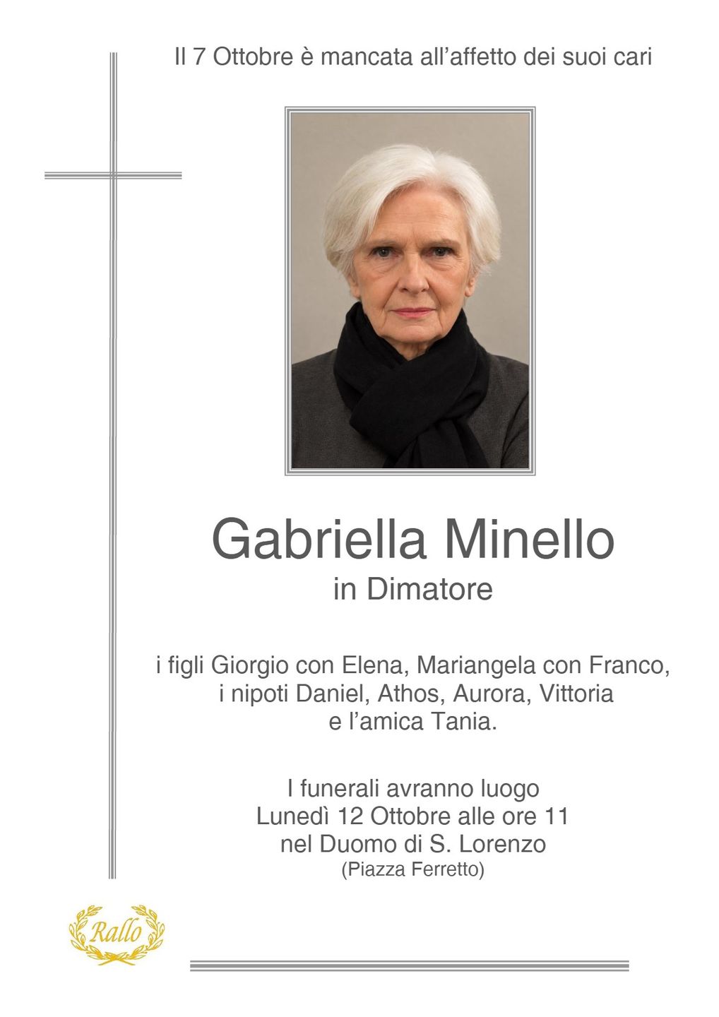 Manifesto di Gabriella Minello