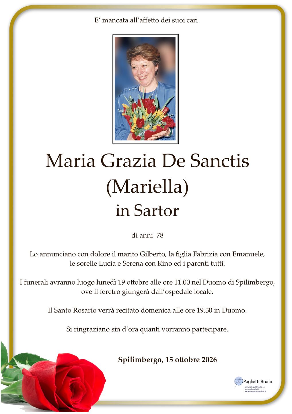 Maria Grazia De Sanctis