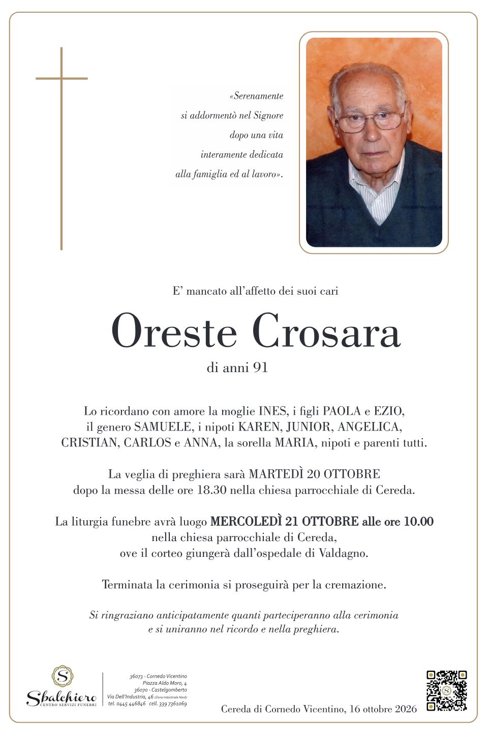 ORESTE CROSARA