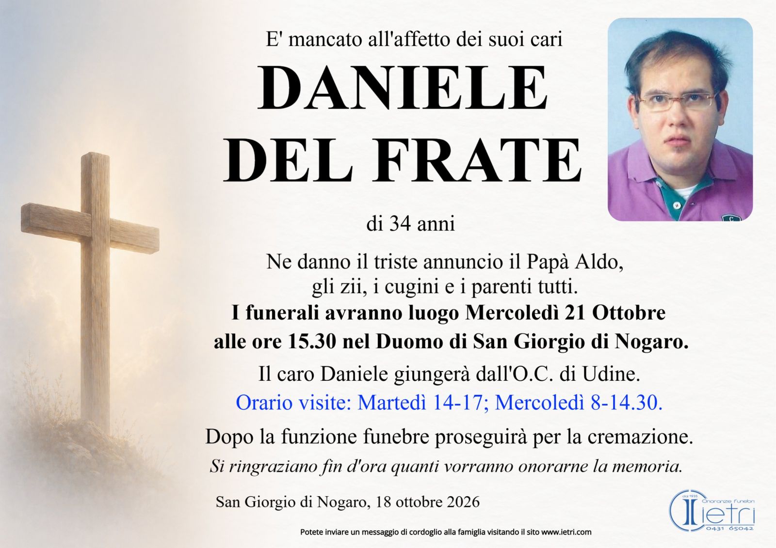 DANIELE DEL FRATE