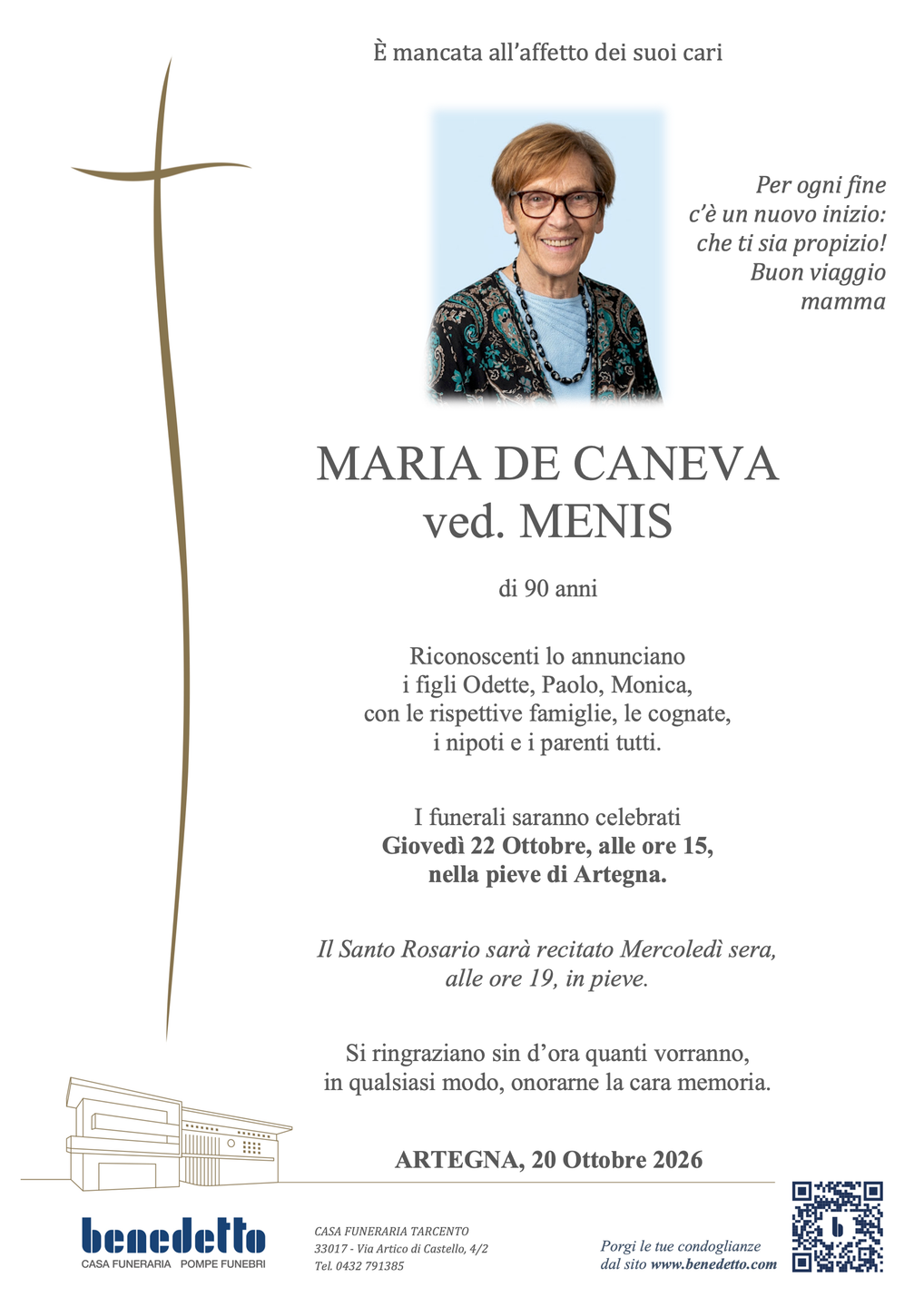 MARIA DE CANEVA