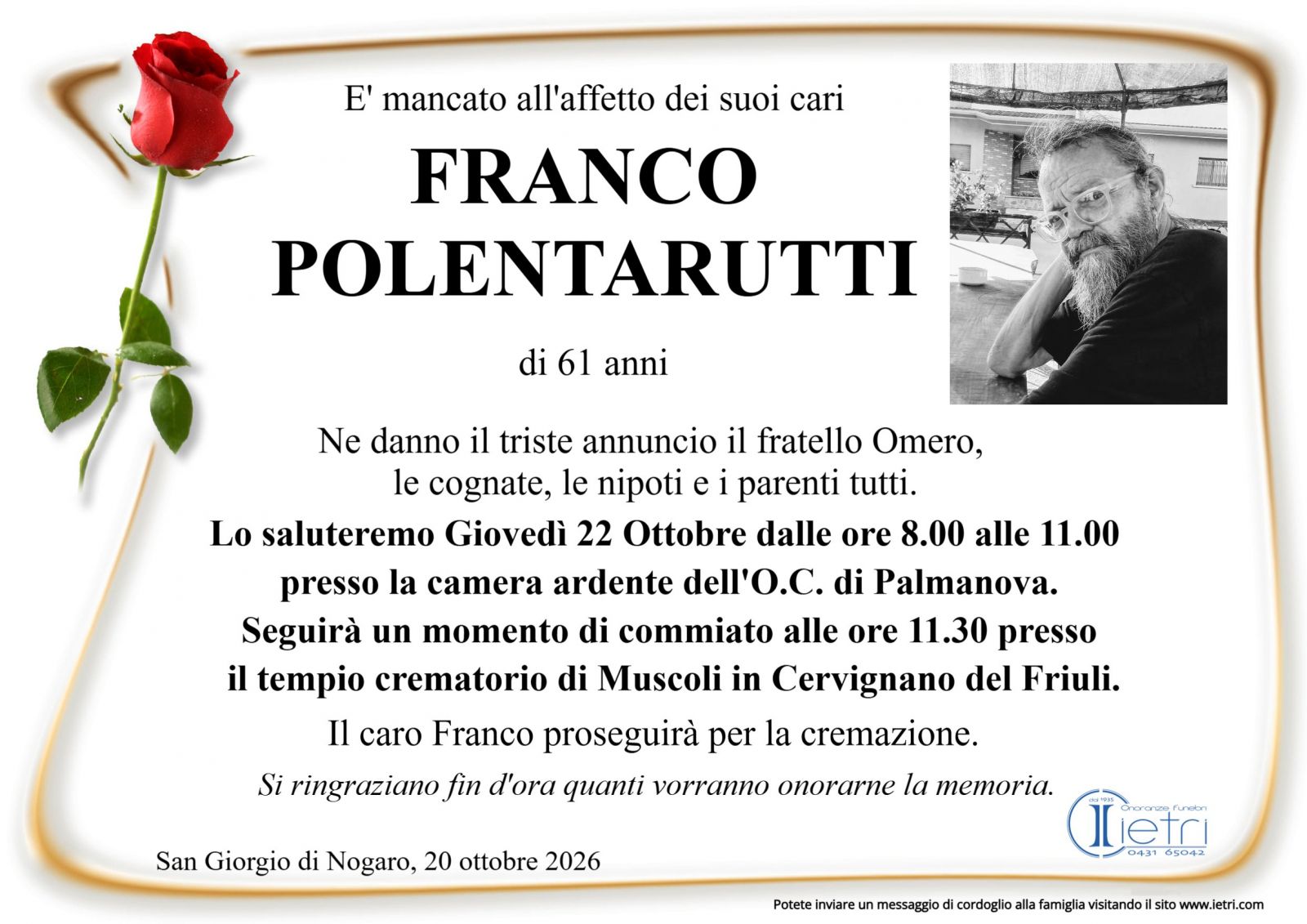 FRANCO POLENTARUTTI