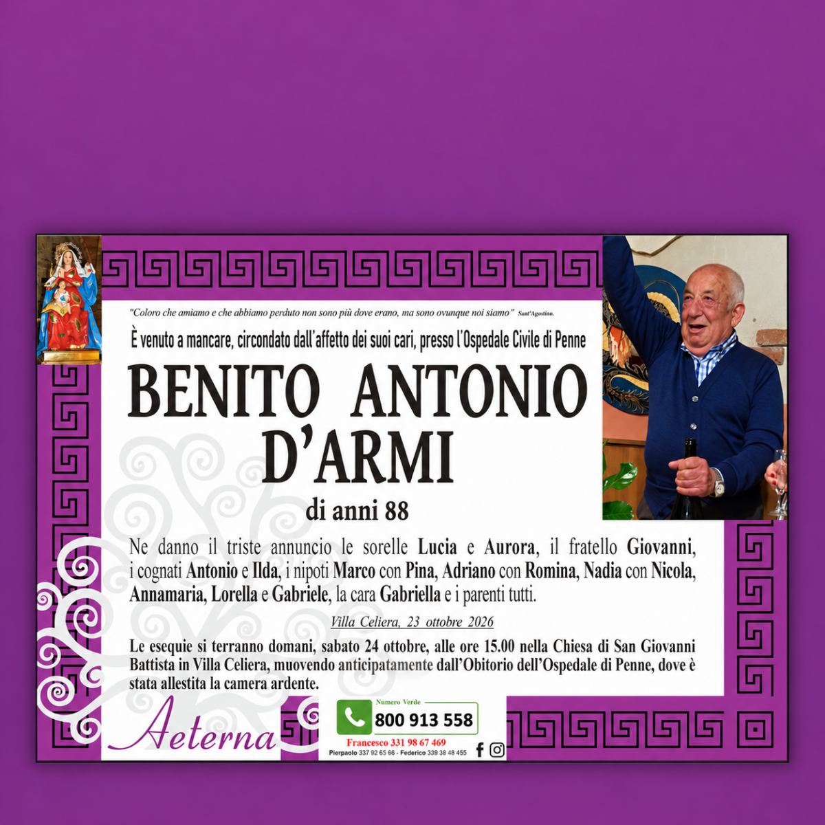 Benito Antonio D'Armi
