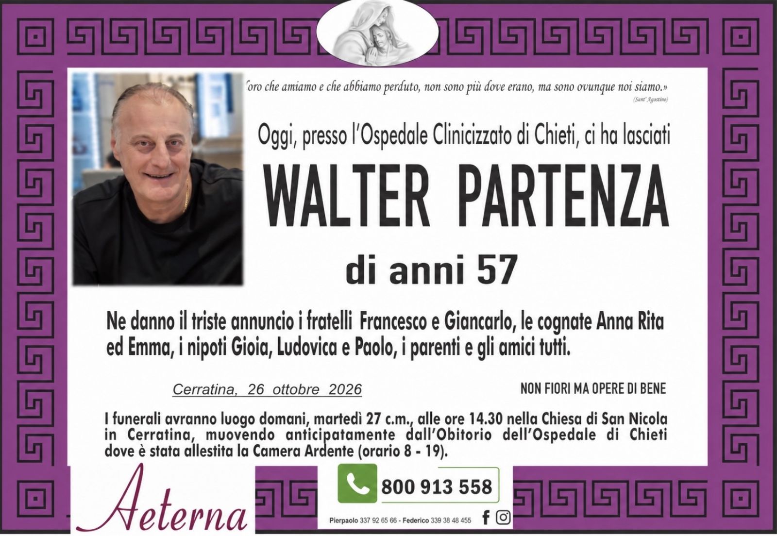 WALTER PARTENZA