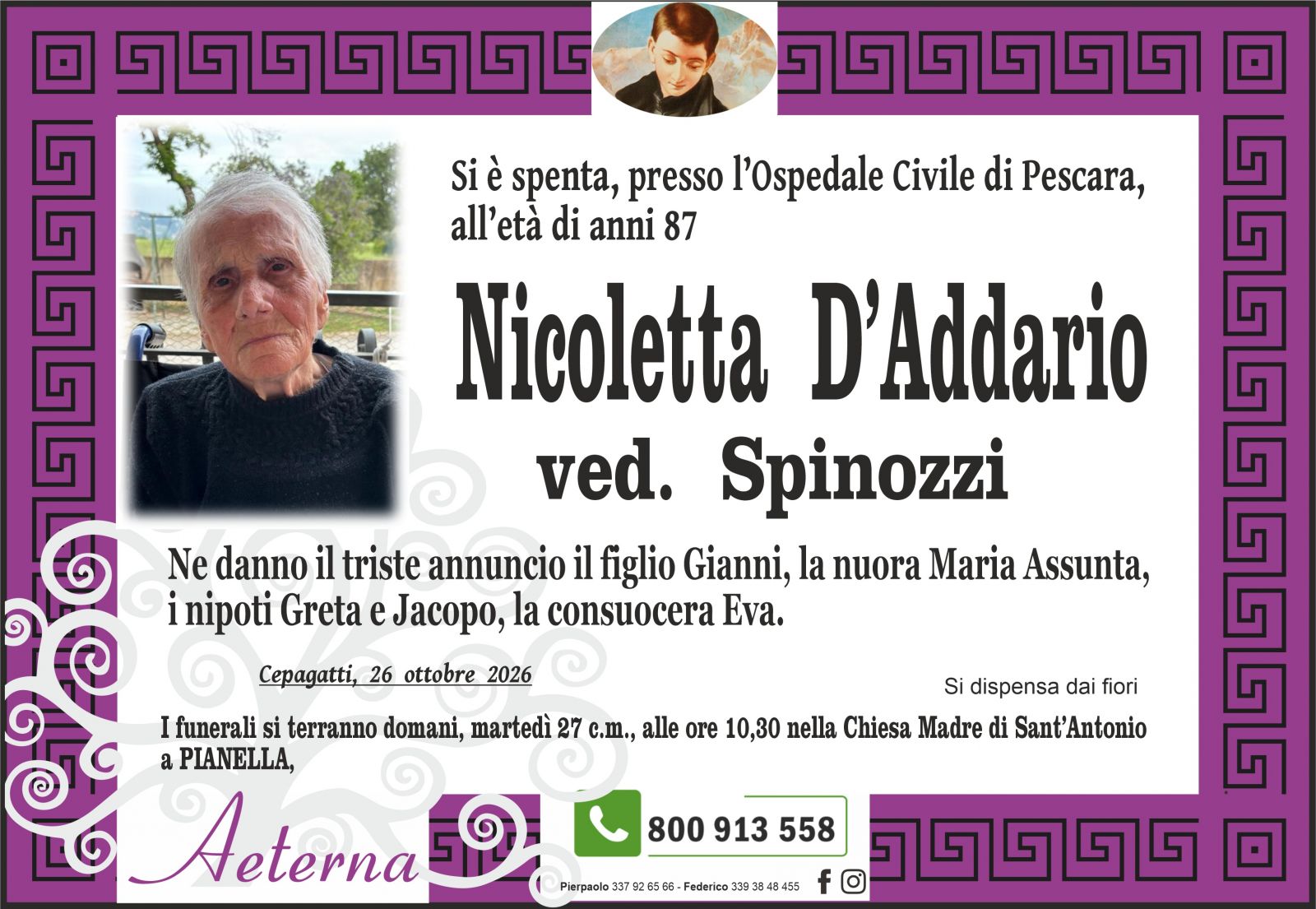 NICOLETTA D'ADDARIO