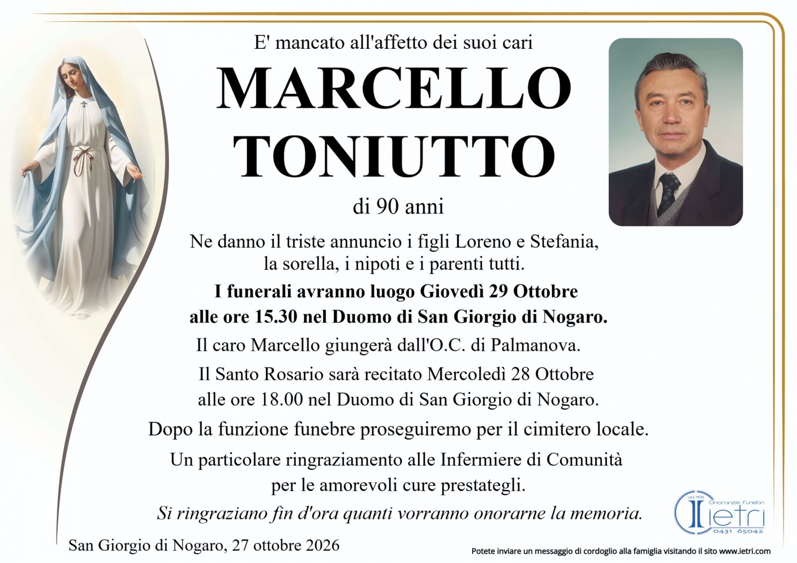 MARCELLO TONIUTTO