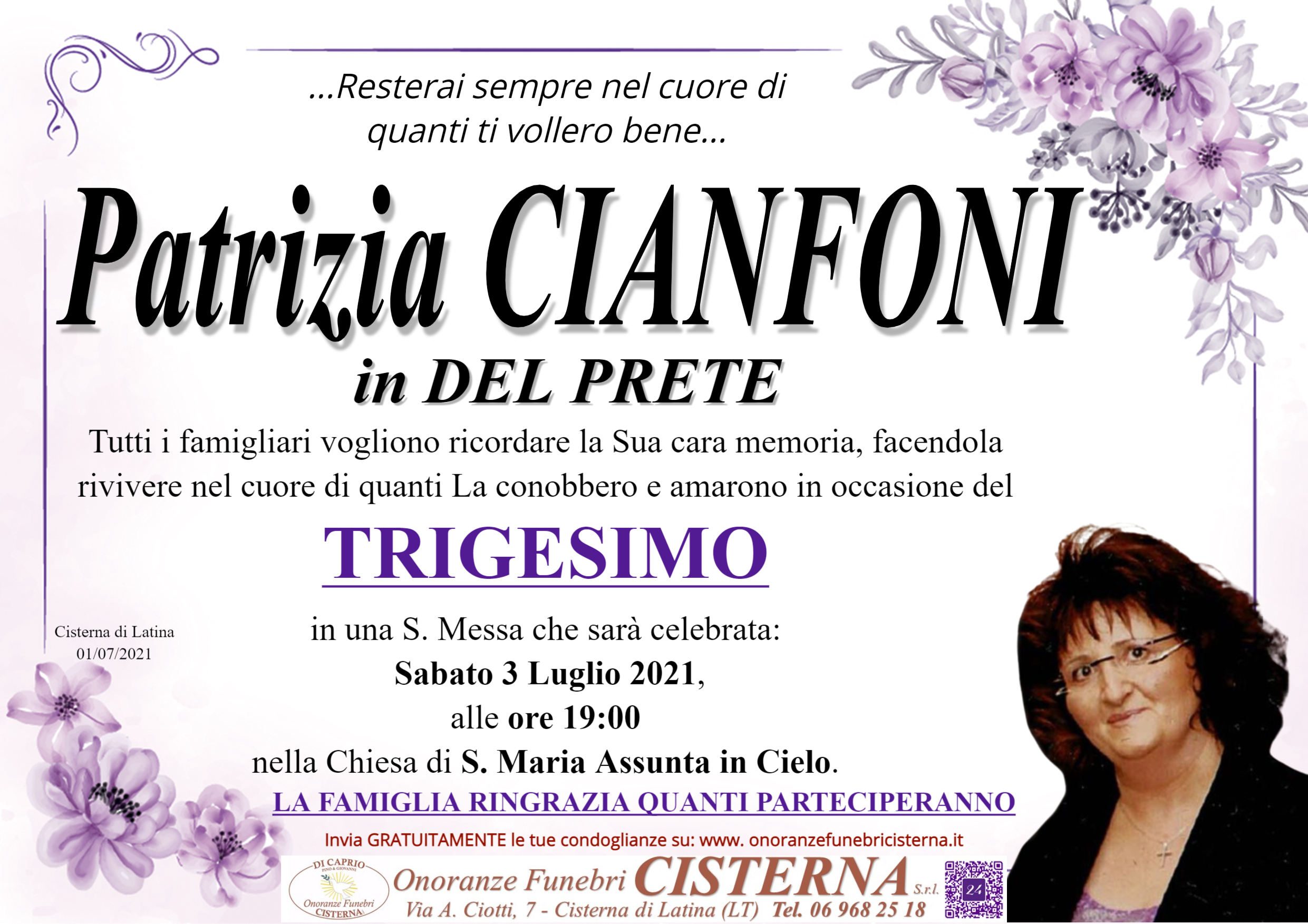 PATRIZIA CIANFONI