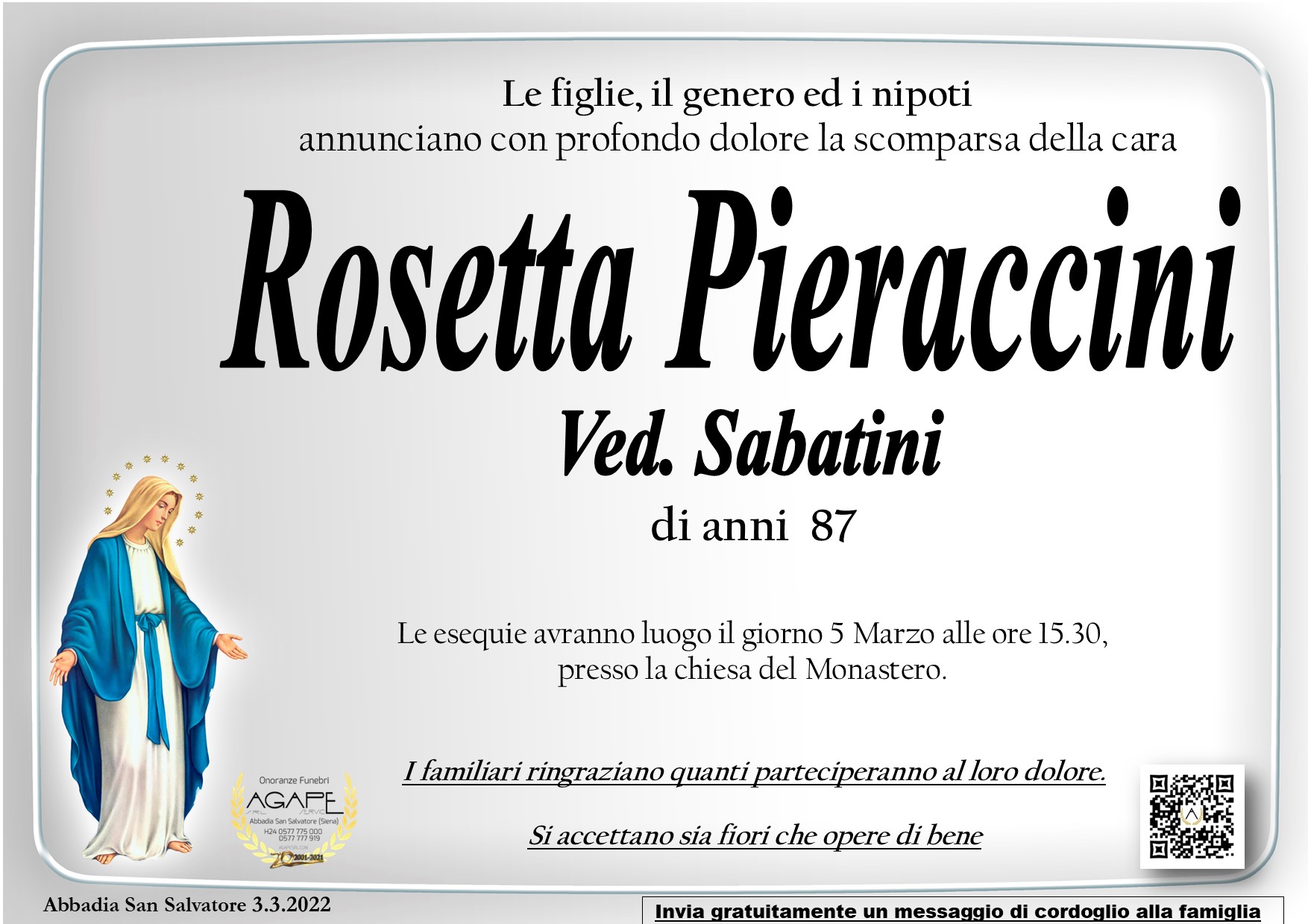 ROSETTA PIERACCINI